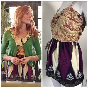 Deletta Mixed Print Twist & Flow Silk Cami